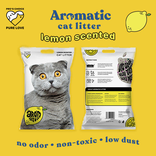 Aromatic Cat Litters 10L/8kg: Apple, Lemon, Coffee and Lavander Scents image 4