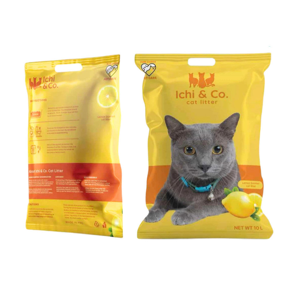 Ichi & Co Cat Litters Lemon 10L/8kg image 1