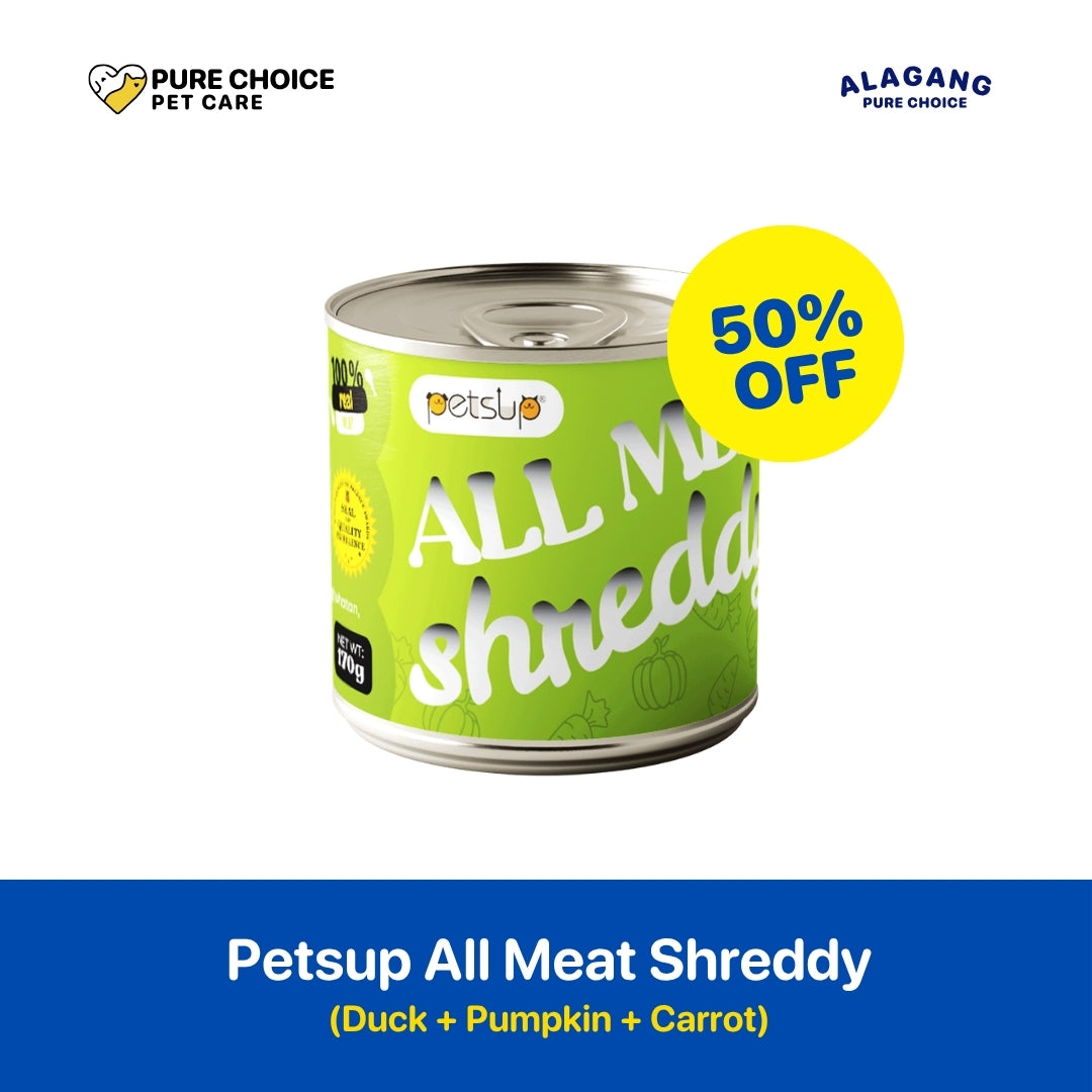 Dist. by Pure Choice - Petsup All Meat Shreddy Duck, Pumpkin and Carrot Flavor 170g
