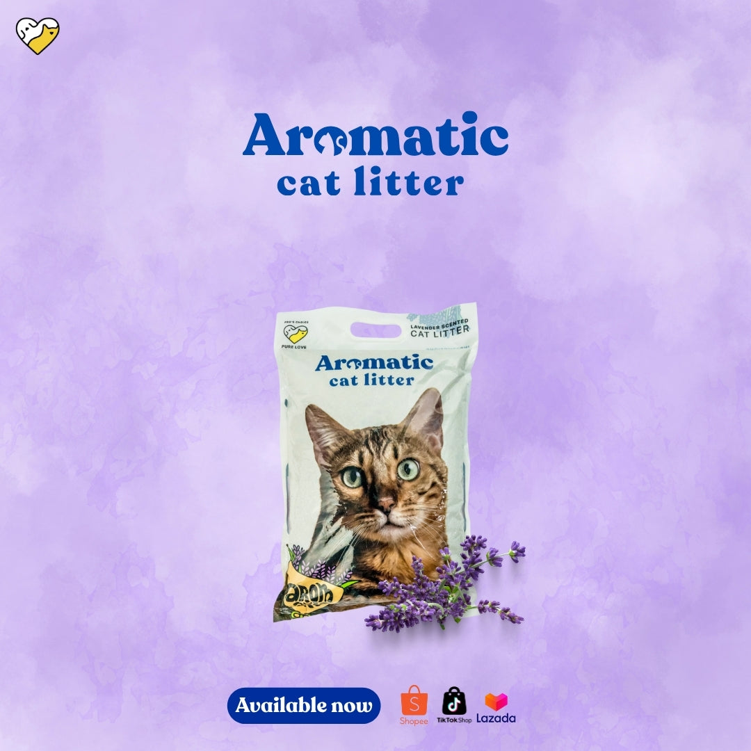 Aromatic Cat Litters 5L/4kg: Lavender Scent