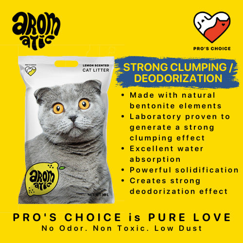 Aromatic Cat Litters 5L/4kg: Lemon Scents image 3