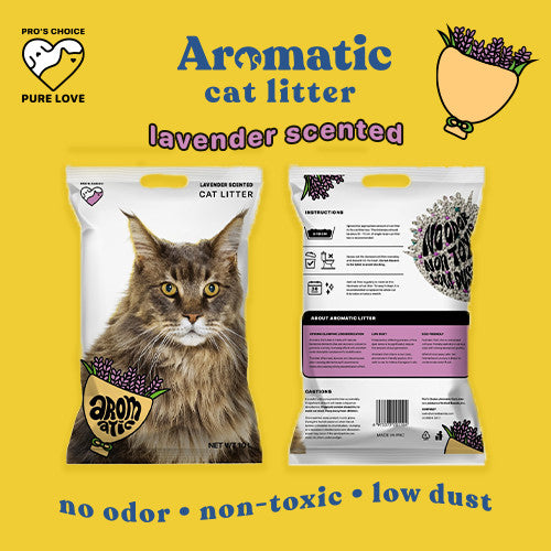 Aromatic Cat Litters 10L/8kg: Apple, Lemon, Coffee and Lavander Scents image 2