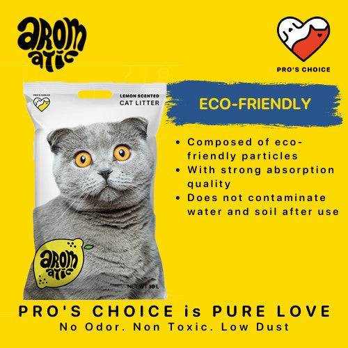 Aromatic Cat Litters 5L/4kg: Lemon Scents image 5