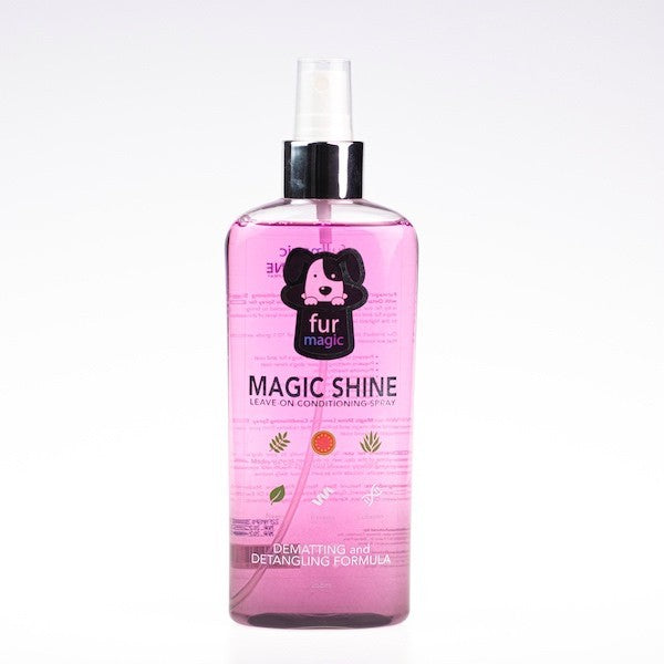 Furmagic Magic Shine Leave-On Conditioning Spray with Detangling and Dematting Formula Spray for Dog - Pink image