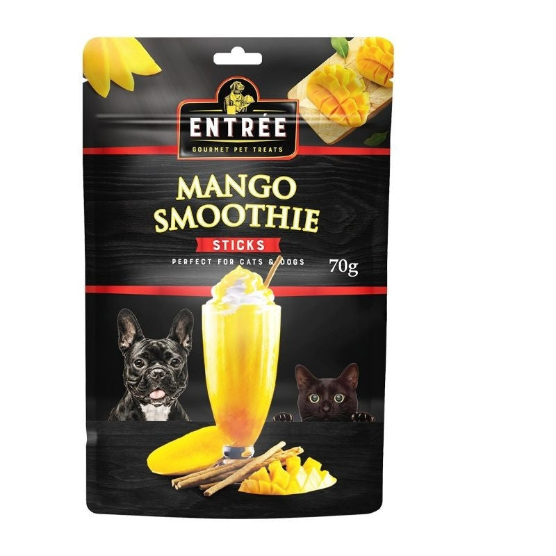 Entree Smoothie Sticks for Dogs and Cats 70g Strawberry Banana mixed Berries Watermelon Melon image 2