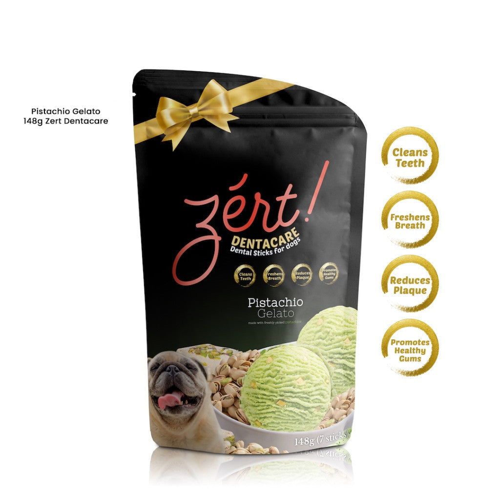 Zert Denta Care 148g Dog Treat Dental Stick Dentastix - Pistachio Gelato image