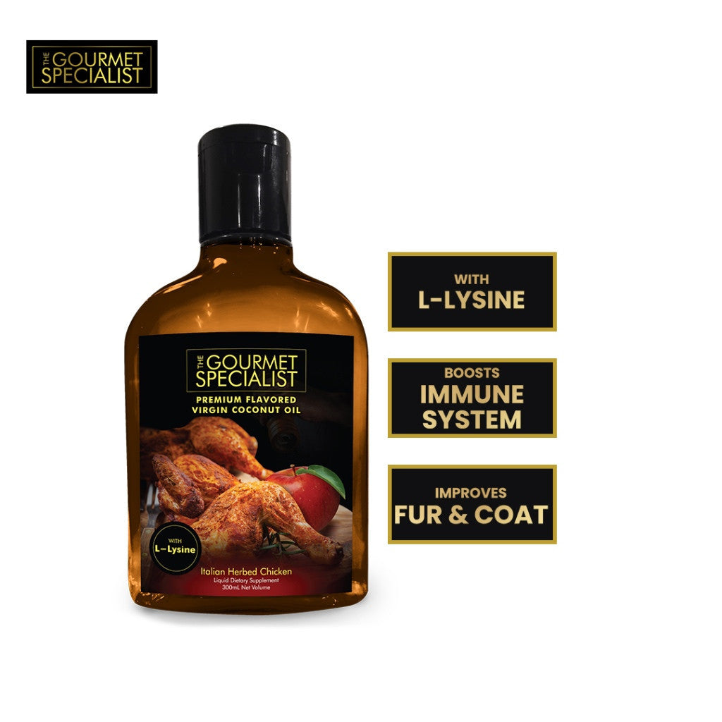 Gourmet Specialist Premium Flavored Coconut Oil for Dog 330ml for Picky Eaters image 1