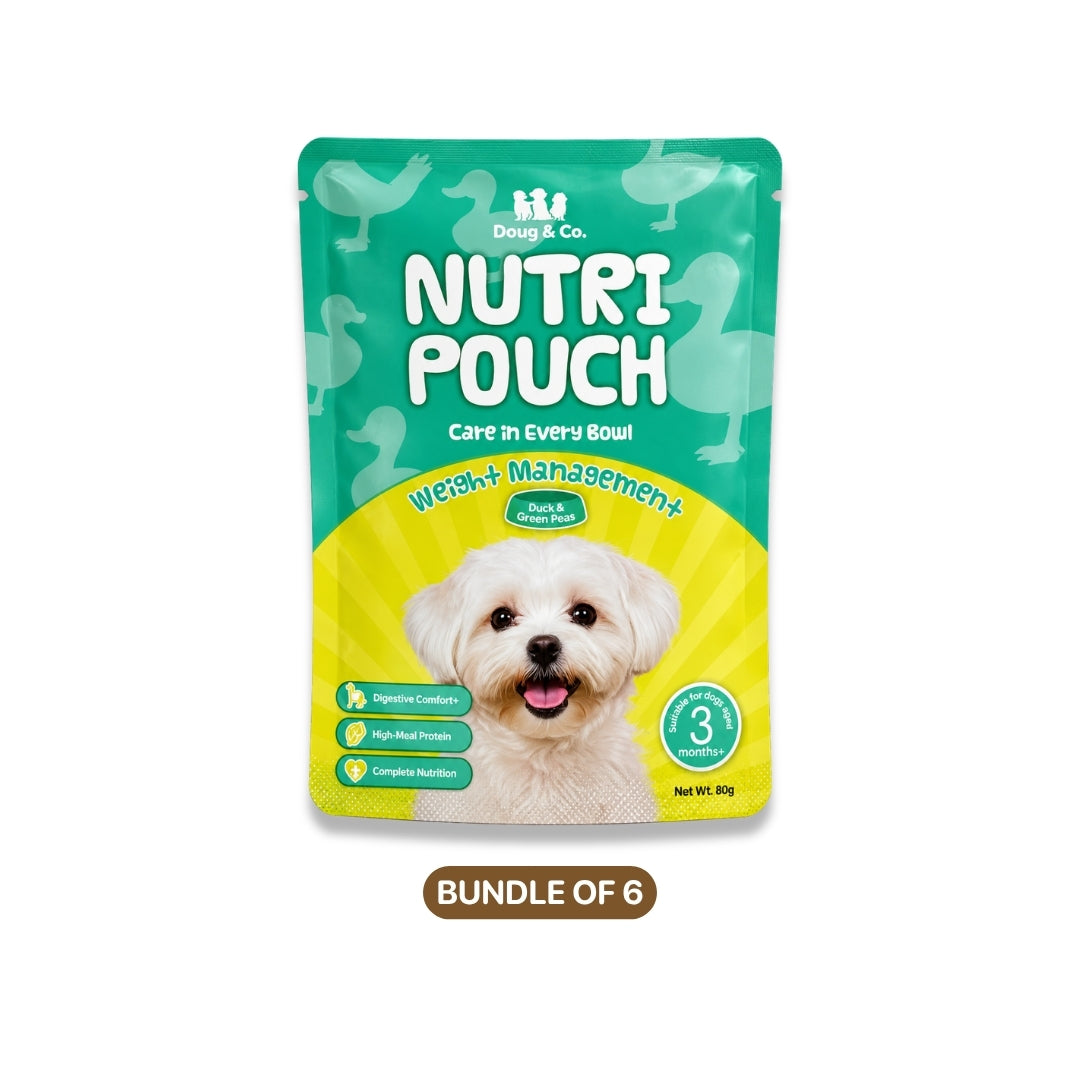 Nutri Pouch Dog Wet Food 80g - Bundle of 6