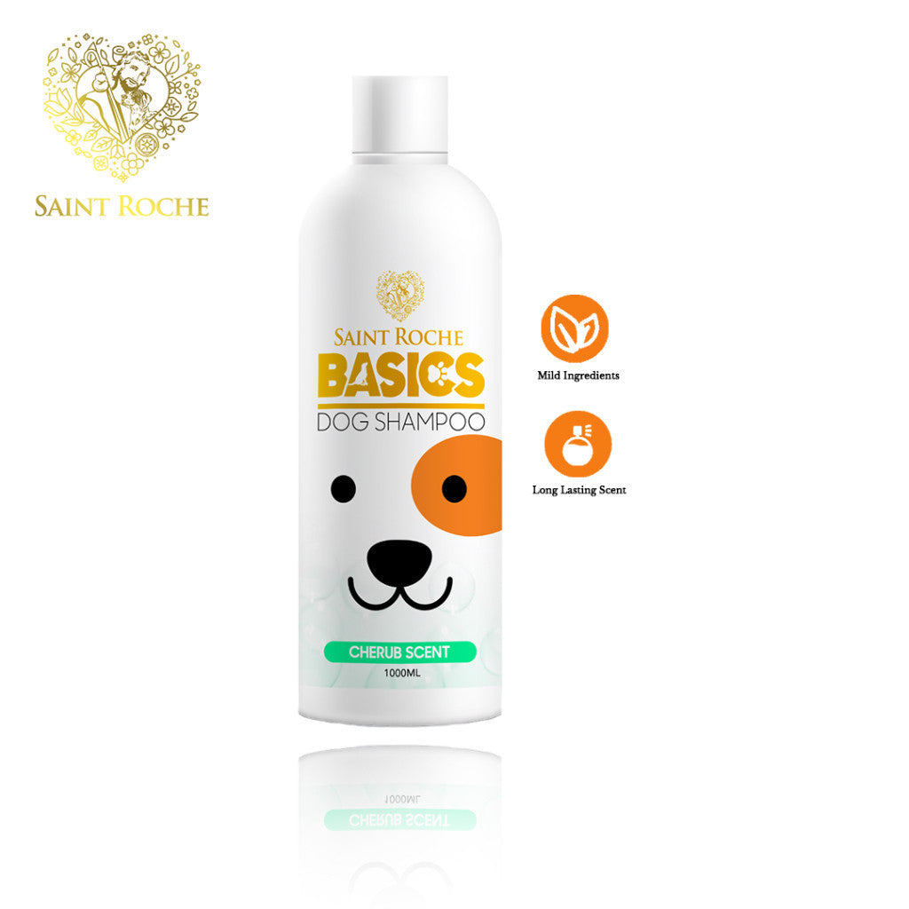 SAINT ROCHE Basics Dog Shampoo 1000ml Sweet Love Cherub Lavender Blossom image 0