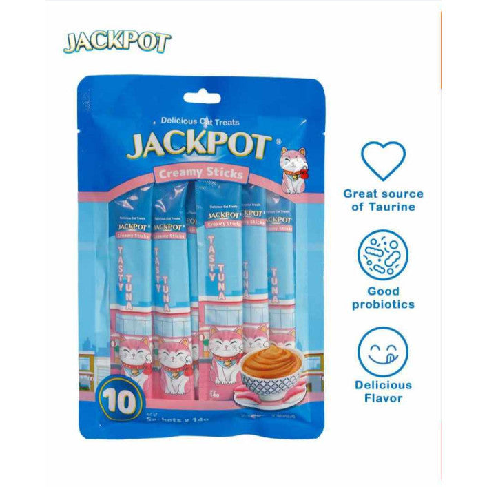 Jackpot Creamy Sticks for Cats - Chicken, Shrimp, Tuna and Salmon image 7