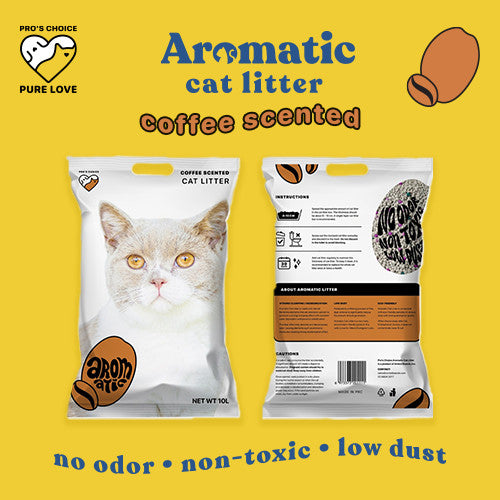Aromatic Cat Litters 10L/8kg: Apple, Lemon, Coffee and Lavander Scents image 5
