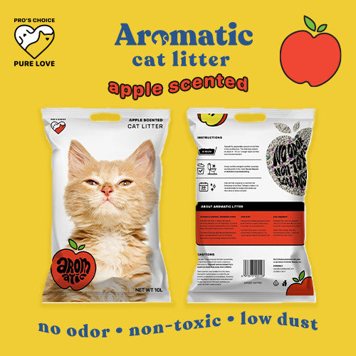 Aromatic Cat Litters 10L/8kg: Apple, Lemon, Coffee and Lavander Scents image 3