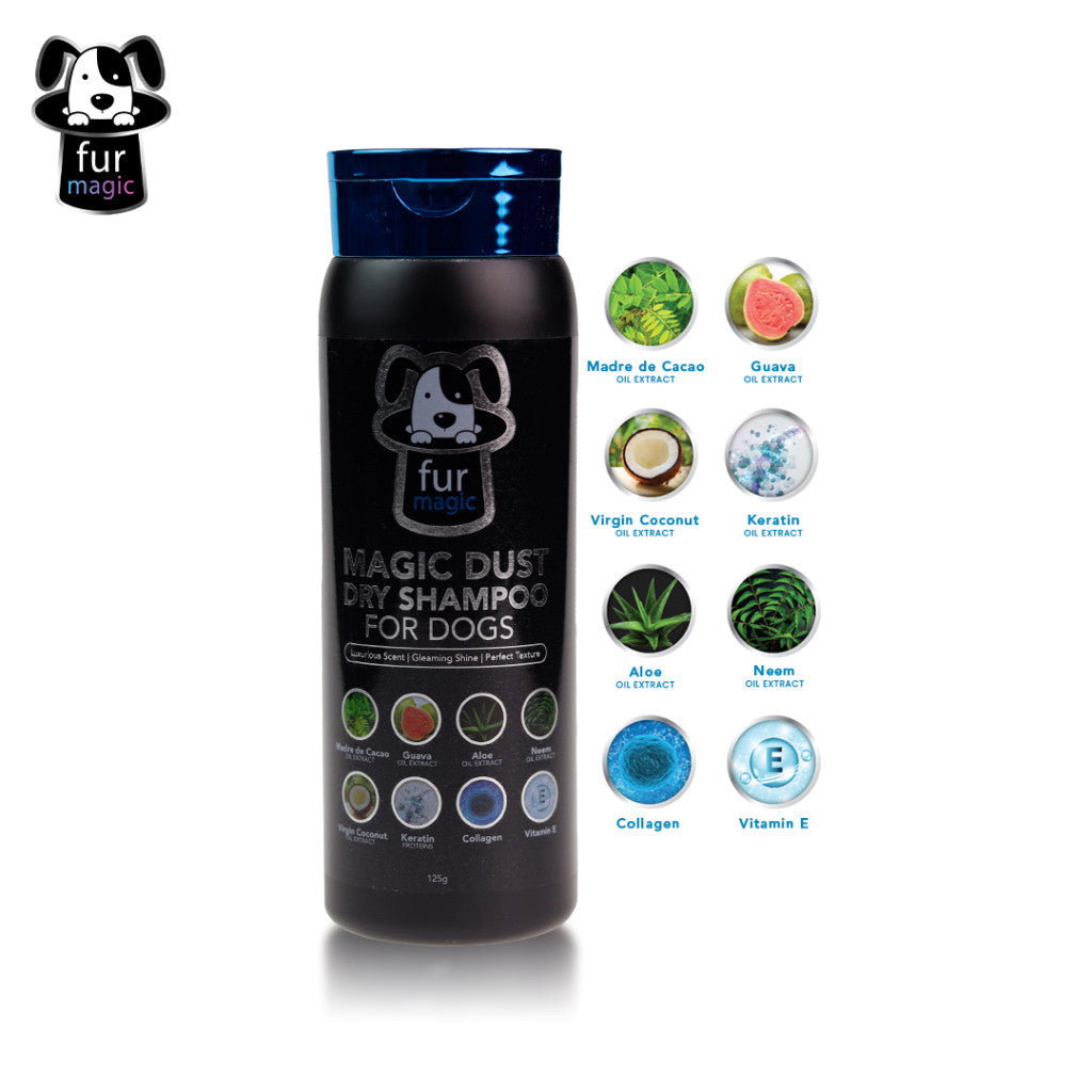 FurMagic Premium Dry Shampoo 125g Fur Magic - Blue image