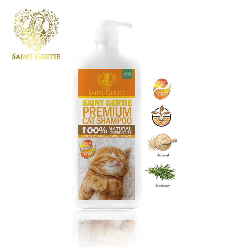 Saint Gertie Premium Cat Shampoo 250 and 1050ML - Mother Nature, 250ML image