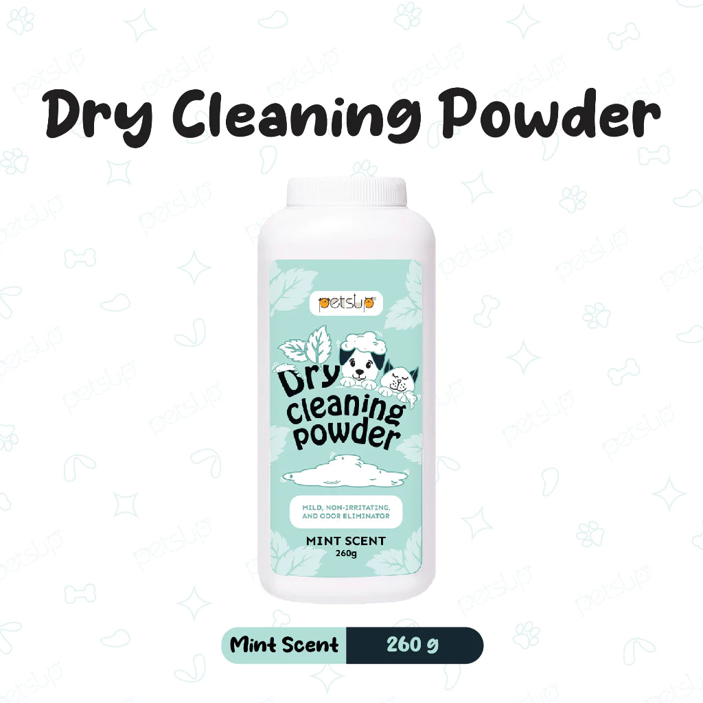 PETSUP DRY SHAMPOO CLEANING POWDER 260G
