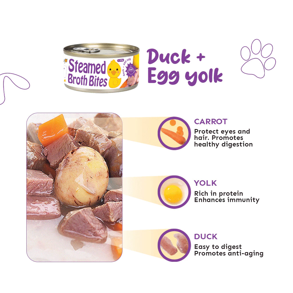 PETSUP STEAMED BROTH BITES CANNED DOG WET FOOD