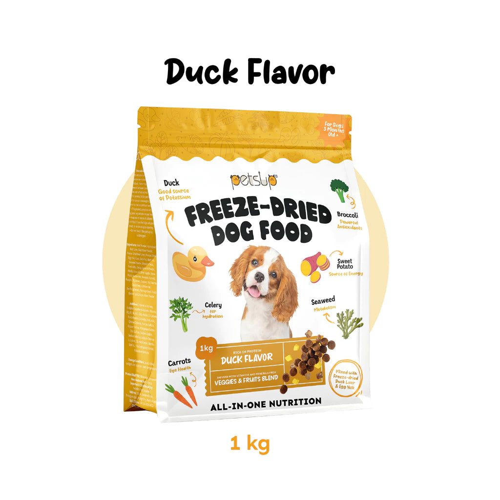 PETSUP FREEZE DRIED DOG FOOD 1KG/4KG