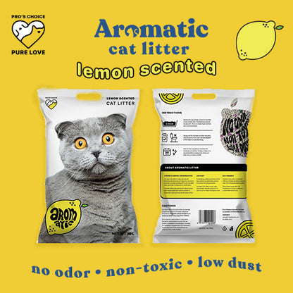 Aromatic Cat Litters 10L/8kg: Apple, Lemon, Coffee and Lavander Scents image 4