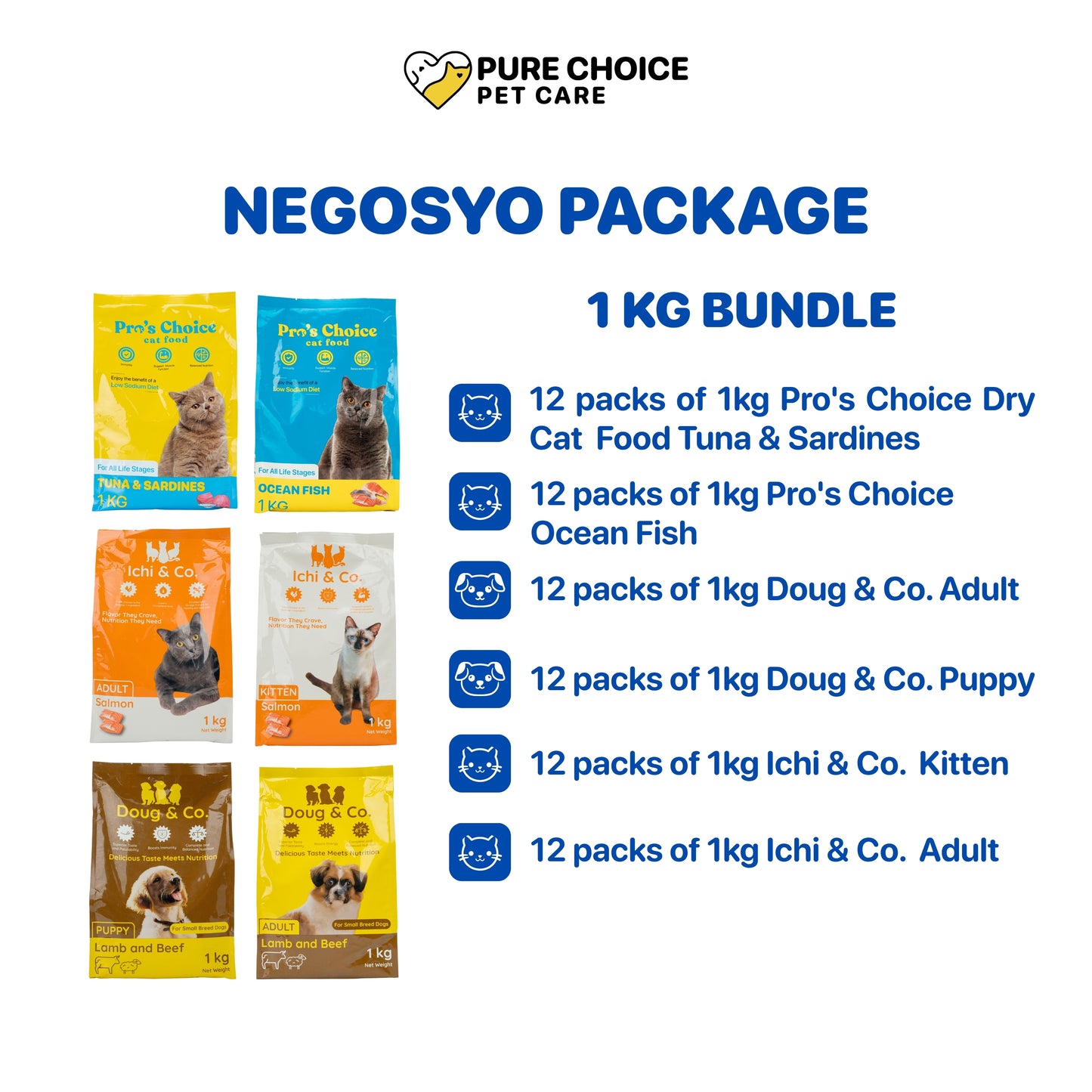 Pure Choice Pet Care - 1kg Bundle