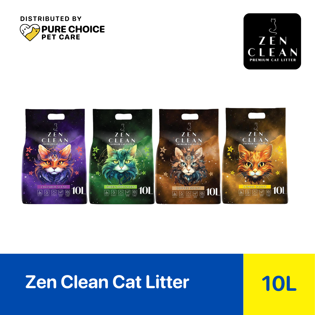 Zen Clean Cat Litter 10L/8kg - Strong Clumping Cat Litter