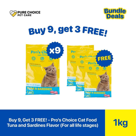 Pure Choice - Pro's Choice Dry Cat Food 1kg Ocean Fish - Tuna & Sardines Flavor
