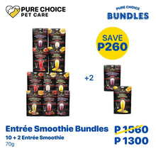 Bundle: 10+ 2  Entree Smoothie 10 Mixed Berries Smoothie + 2 Banana and Peanut Buttter image 0