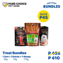 Treats Bundle 1 Zert Cheese Gelato + 1 Entree Watermelon Smoothie + 1 Sleeky Chewy Liver Strap