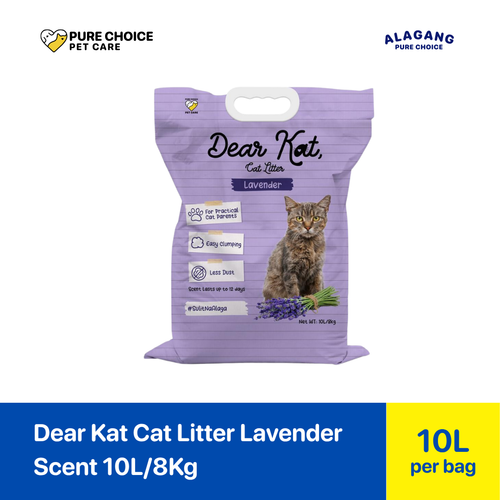 Dear Kat Cat Litter 10L/8kg - (All Scent) - Strong Clumping Cat Litter Philippines