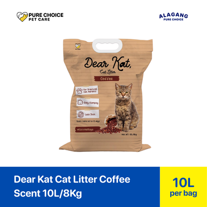 Bundle of 8 Bags - Dear Kat Cat Litter 10L/8kg