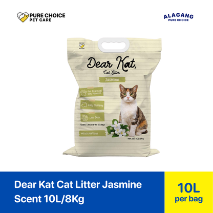 Bundle of 8 Bags - Dear Kat Cat Litter 10L/8kg
