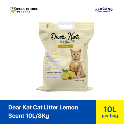 Bundle of 8 Bags - Dear Kat Cat Litter 10L/8kg