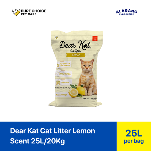 Dear Kat Cat Litter 25L/20Kg - Strong Clumping Cat Litter Philippines