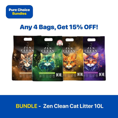 Bundle - Zen Clean Cat Litter 10L/8kg - cat litter Philippines