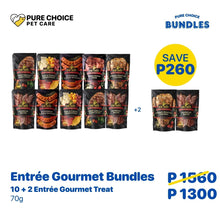 Bundle: 10 + 2 Entree Gourmet Dog Treats 70G