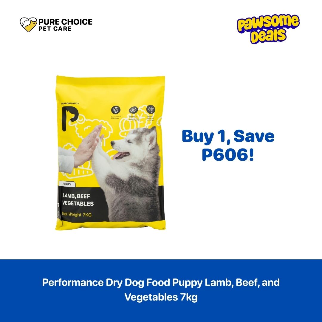 Pure Choice - Performance Dry Dog Food Puppy Lamb, Beef, and Vegetables 7kg