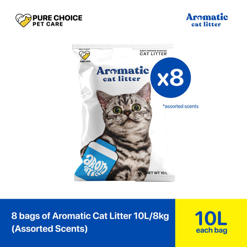 Aromatic Cat Litters 10L/8kg - Bundle of 8