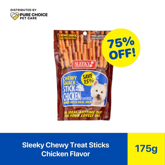 Dist. by Pure Choice - Sleeky - Chewy Treats Stick 175g
