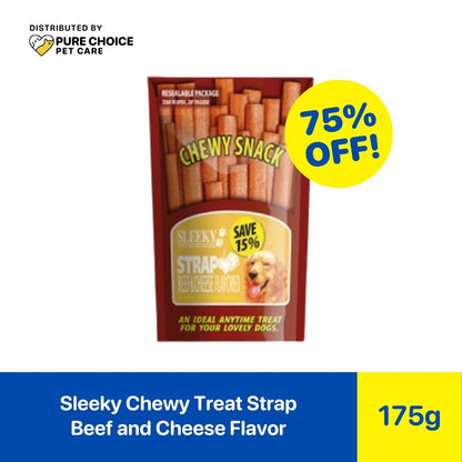 Dist. by Pure Choice - Sleeky Chewy Treat Strap 175g