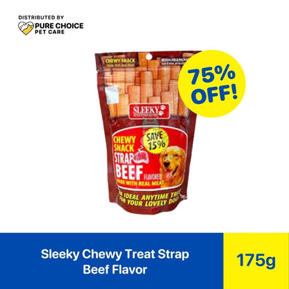 Dist. by Pure Choice - Sleeky Chewy Treat Strap 175g