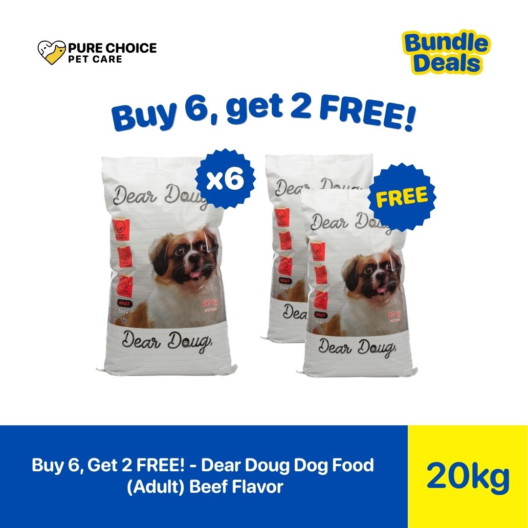 Pure Choice - Buy 6, Get 2 Free Dear Doug Dry Dog Food Beef Flavor 20Kg