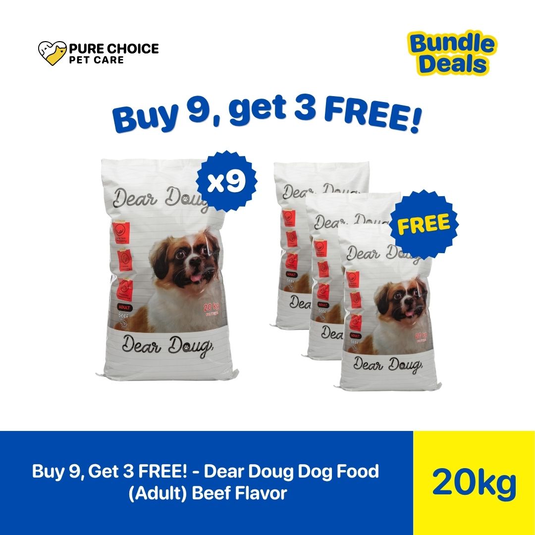 Pure Choice - Buy 9, Get 3 Free Dear Doug Dry Dog Food Beef Flavor 20Kg