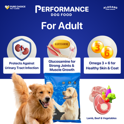 Performance Dog Food Lamb, Beef and Vegetables 7kg - Bundle of 2 sacks