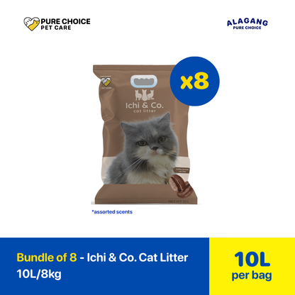 Bundle of 8 Bags - Ichi & Co. 10L/8kg