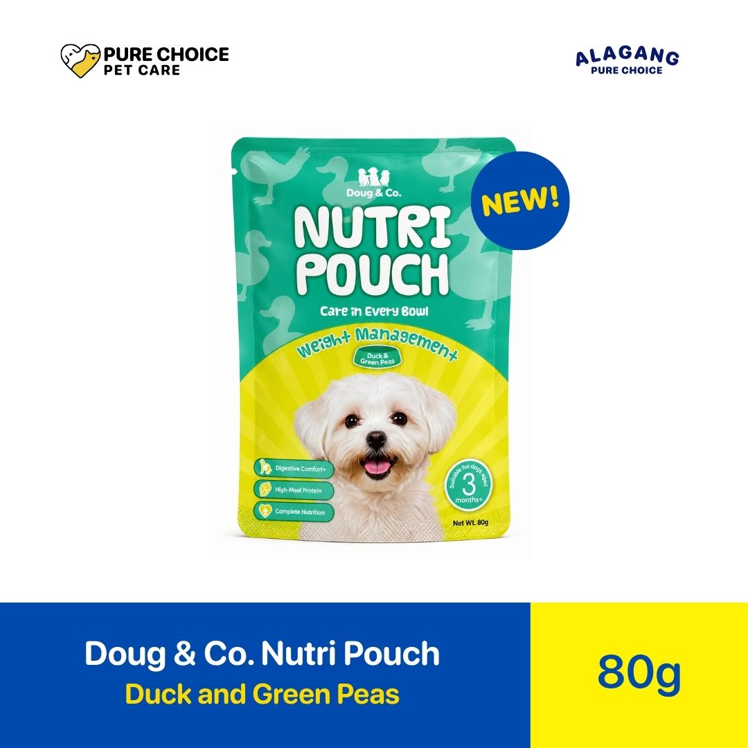 Pure Choice - Doug & Co. Nutri Pouch Dog Wet Food Duck and Green Peas Flavor 80g