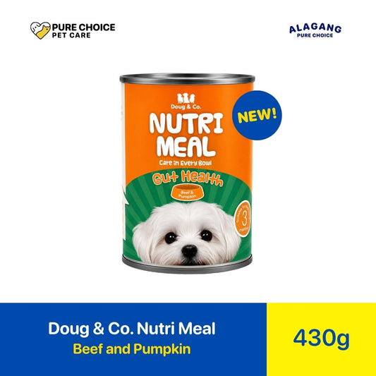 Pure Choice - Doug & Co. Nutri Meal Dog Wet Food Beef and Pumpkin 430g