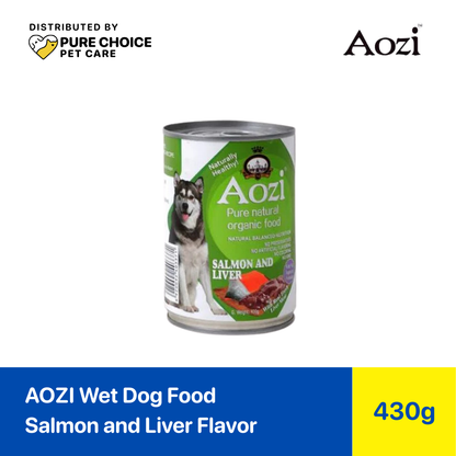 Distributed by Pure Choice - AOZI Wet Dog Food in Can 430g