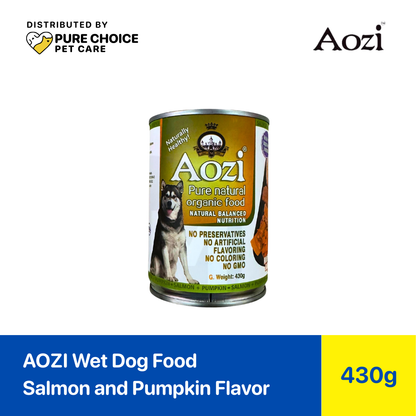 Distributed by Pure Choice - AOZI Wet Dog Food in Can 430g