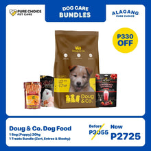 Doug & Co. Dog Food Lamb & Beef 20kg (Puppy) + Treats Bundles (Zert, Entree & Sleeky)