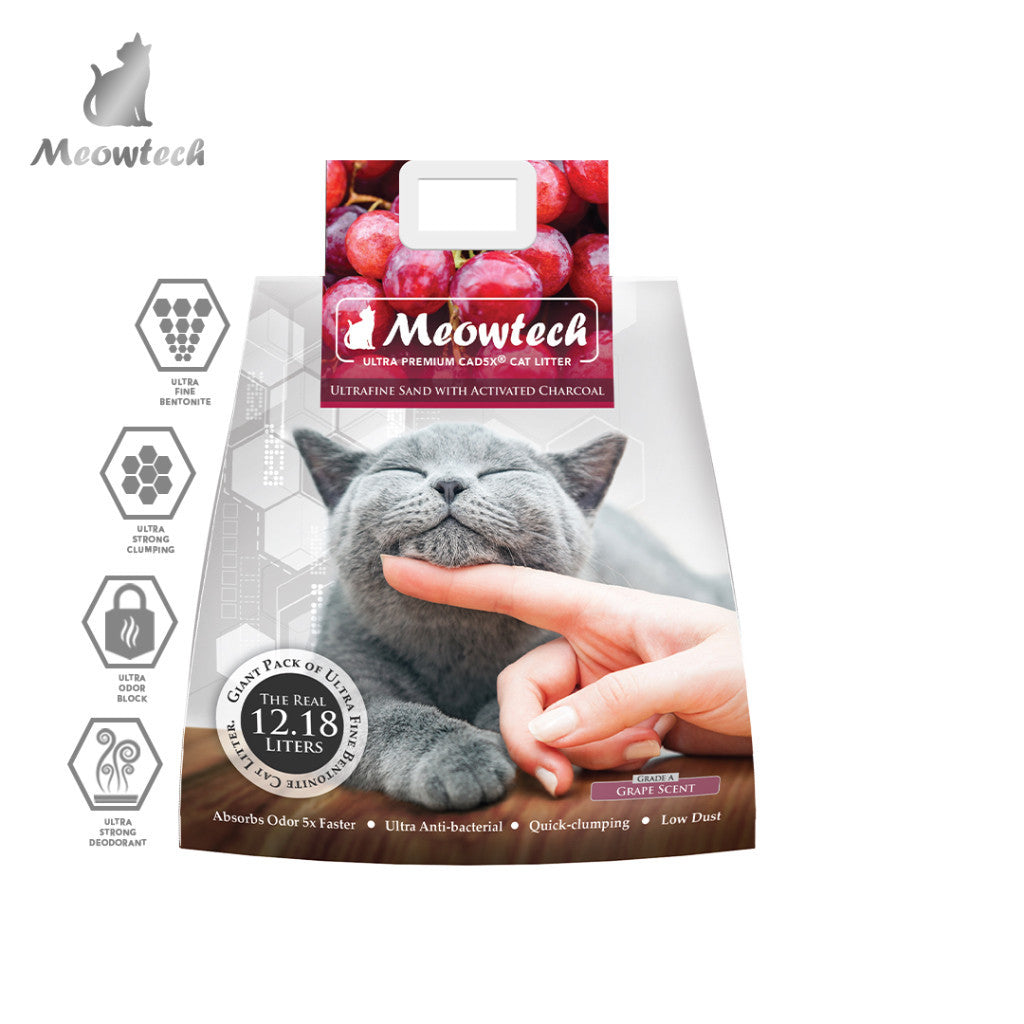 Meowtech Bentonite Scented Cat Litter 12.18L image 1