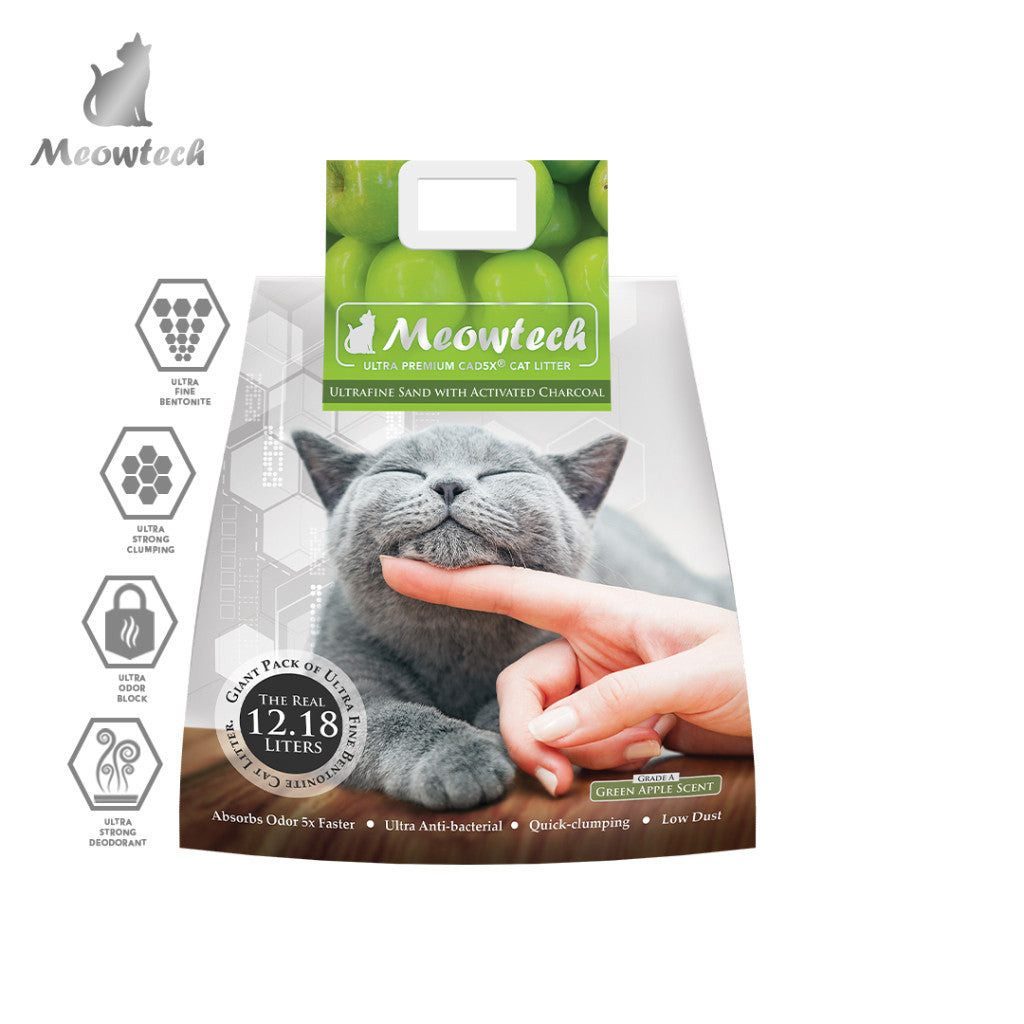Meowtech Bentonite Scented Cat Litter 12.18L image 2